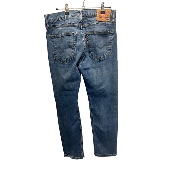 Levis 511 Slim Fit Mens Blue Jeans Size 34 W/32 L Denim Cotton Blend - Picture 2 of 7
